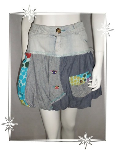 Jupe fantaisie courte - -,