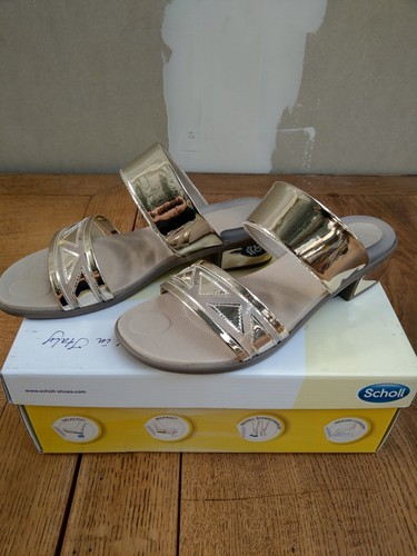 Paire sandales gold scholl - sandales,