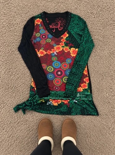 Tunique desigual bleu - 💙,