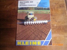 BROCHURE   PUBLICITAIRE   SEMOIRS    BETTERAVES - TOURNESOL    KLEINE