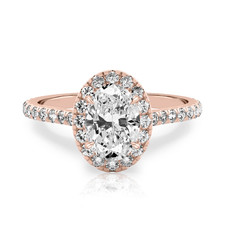 Bague en or rose 18 carats