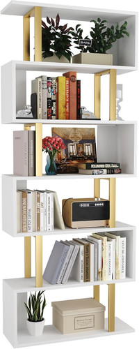 Shaped tier geometric - s-shaped, 6-tier