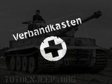 POCHOIR STENCIL MARQUAGE GERMAN CAISSE MEDICAL VERBANDKASTEN 5 WH . jeep willys