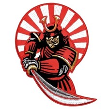 Patch Écusson Samouraï japonais Guerrier - Thermocollant