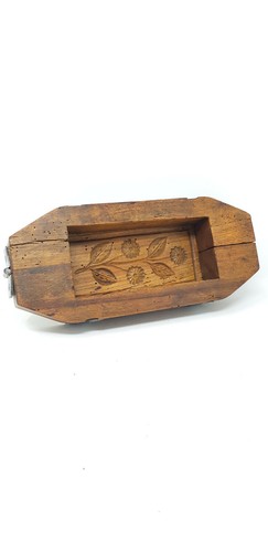 Ancien moule beurre bois - beurre, en