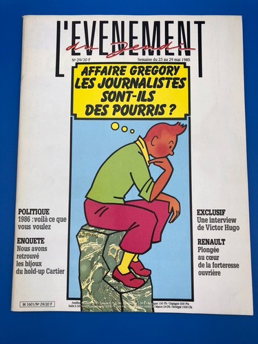 Tintin couverture hommage