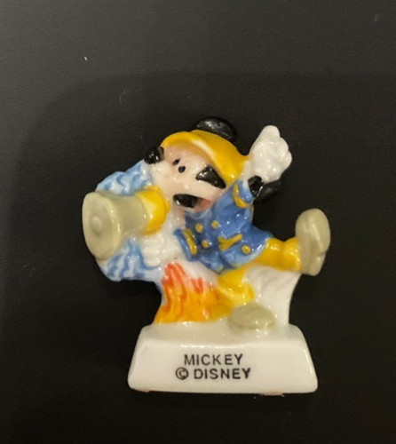 Feve mickey disney pompier - mickey,