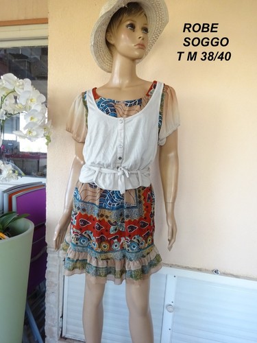 Robe courte soggo fleurie - *, *
