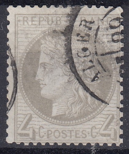 Timbre france ceres gris - ceres,