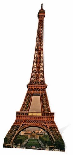 Tour eiffel découpe - tour, en