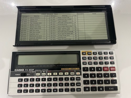 Rare calculatrice casio