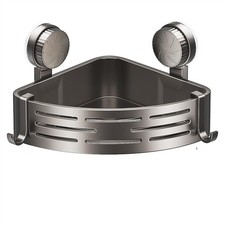 Support de douche d'angle rangement mural taille compacte amovible commodité