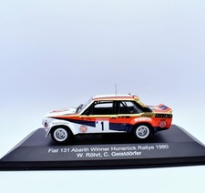 Miniature voiture Rally auto 1:43 Fiat 131 Abarth CMR diecast Modélisme Static