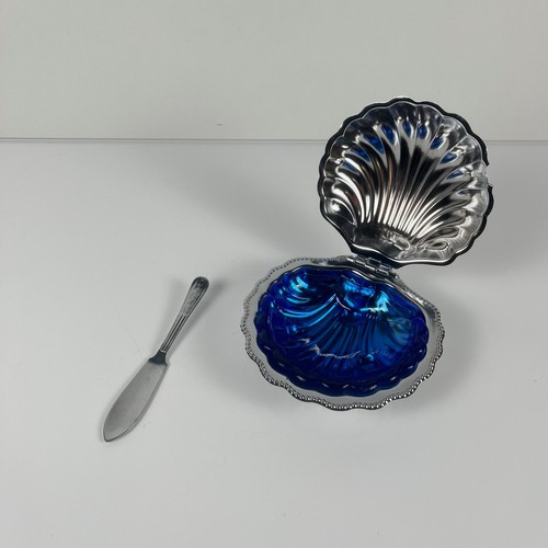 Beurrier coquillage métal - beurrier,