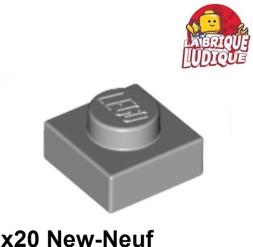 Lego 20x plate - plaque, 1x1