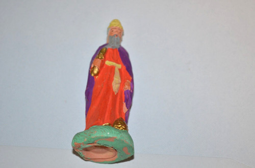 Ancien santon crèche - , devineau