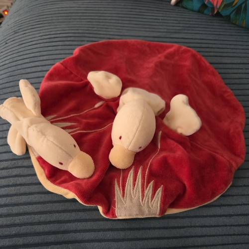 Doudou plat canard - canard, edouard