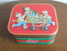 BOITE BISCUITS DELACRE LES TRIPLES DE NICOLE LAMBERT 30 ANS 1984 2014