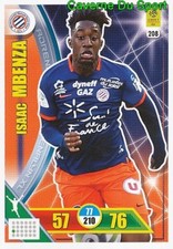 208 ISAAC MBENZA MONTPELLIER.HSC CARTE CARD ADRENALYN LIGUE 1 2018 PANINI