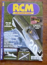 Aéromodelisme RCM RADIO COMMANDE MAGAZINE n°179 Plan encarté planeur L 213 A