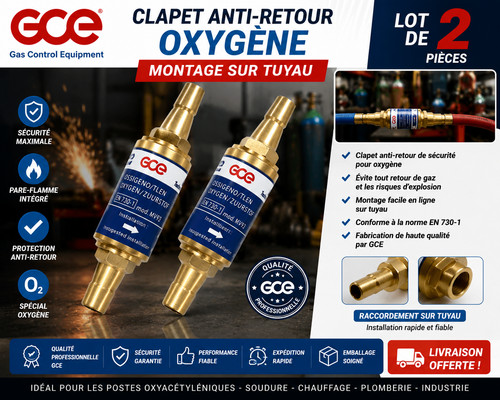 Lot clapets anti retour - de, anti-retour