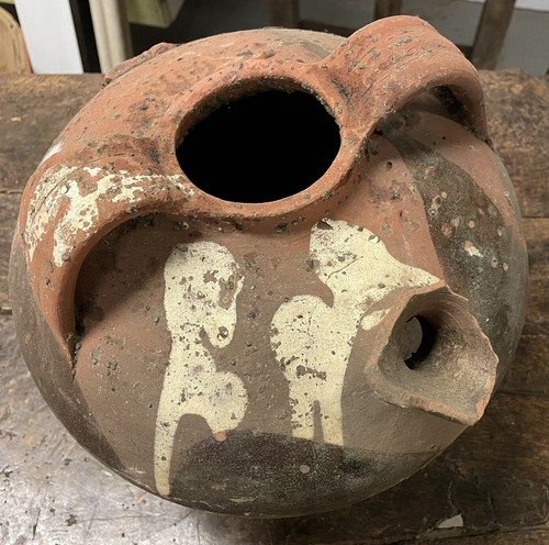 Terre cuite vernissée marron - vernissée,
