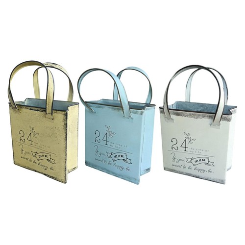 Pots fleurs forme de sac - fleurs,
