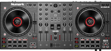 CONTROLEUR DJ 4 VOIES 2 JOGS CARTE SON + ECRANS  NUMARK NS4FX