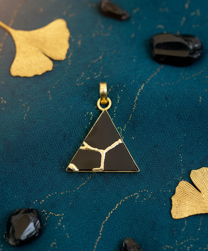 Bijou pendentif kintsugi - , art