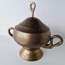 Ancien sucrier En Laiton