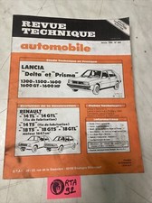 Lancia Delta et Prisma 1300 1500 1600 GT et HF Revue Technique Automobile RTA