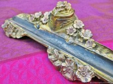 Encrier Anémones Alliage