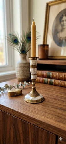 Bougeoir vintage laiton - , et
