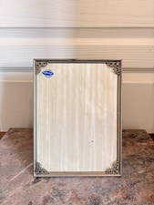 Ancien Cadre Photo Métal Argenté Etain 18x24 24x18 Mural Sur Pied  Louis XV XVI