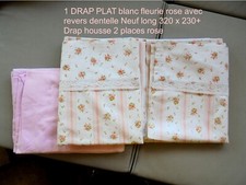 PARURE DE LIT DRAP PLAT BLAN