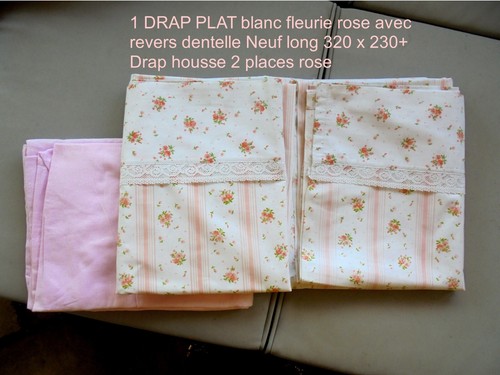 Parure lit drap plat - de,