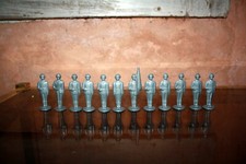 Rare 12 soldat Vintage Russe Soviet non peint Soldiers Figures USSR WW2