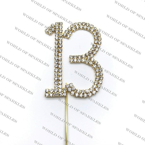 6cm argent strass numéro - argent,