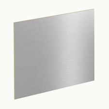 Crédence alu gris métallisé