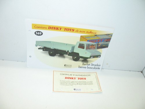 Fiche certif dinky toys - fiche,