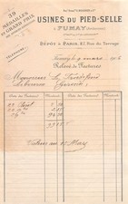 1906 USINES DU PIED SELLE A