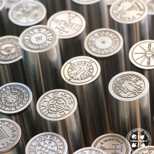 Viking historical coin dies - coin,