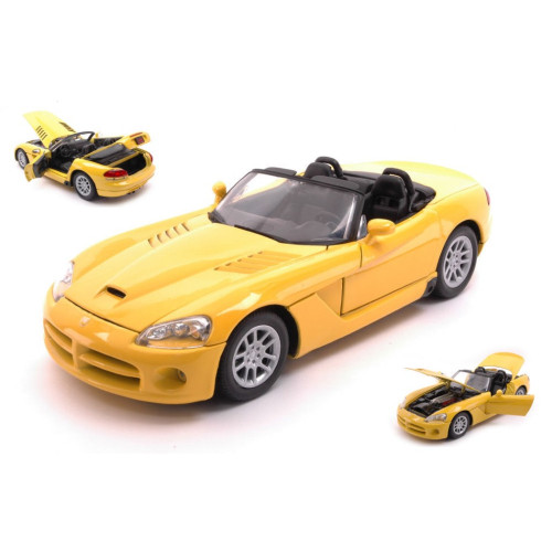 Dodge viper srt - 2003, yellow