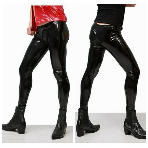 Pantalon skinny latex faux - latex,