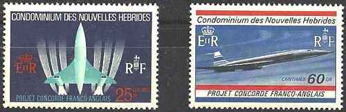 Timbres avions concorde - avions,