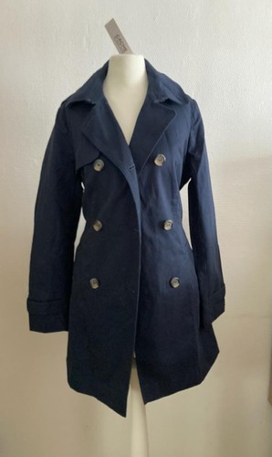 Trench manteau veste bleue - trench,,