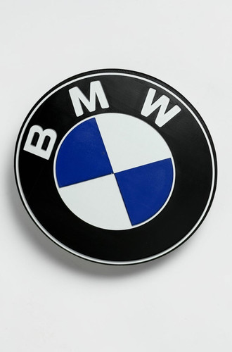 Plaque logo bmw 3d - plaque,