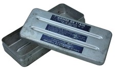 Armée de l'Air 1965 Ration de secours IN-63  Boîte en aluminium (Réf#H-532)