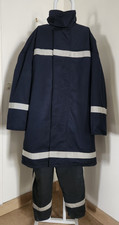 ANCIENNE TENUE INCENDIE POMPIER BRISTOL ANGLETERRE TAILLE XXL VETE + PANTALON