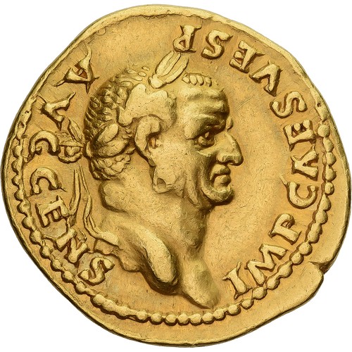 Vespasien aureus rome - vespasien,, 73,